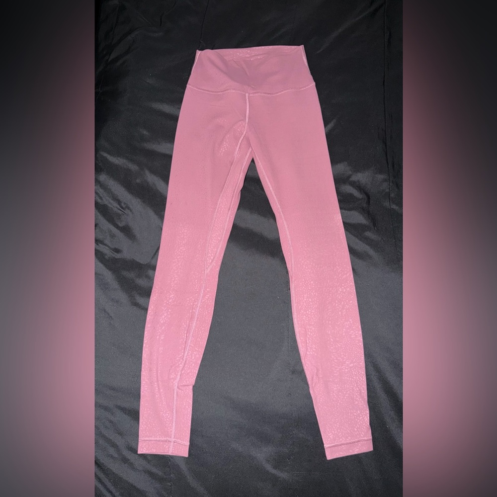 Lululemon Align Pants - Polar Shift Emboss Plumful - Size 4